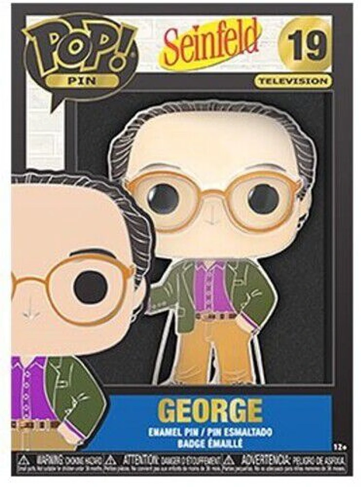 Badge émaillé George par Funko Pop! Seinfeld