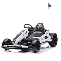 KidsVip 24V Furious Drifting Go Kart - Blanc - Édition anglaise