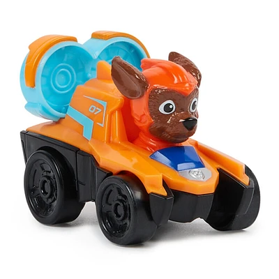 PAW Patrol: The Mighty Movie, Pup Squad Racers Collectible Zuma, Mighty Pups Toy Cars