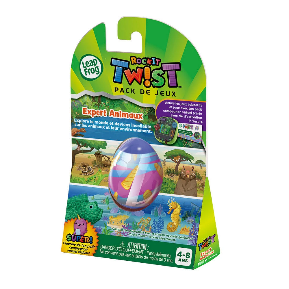 LeapFrog RockIt Twist Game Pack Animals, Animals, Animals - French Edition