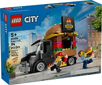 LEGO City Burger Truck Toy Building Set, Pretend Play Toy 60404