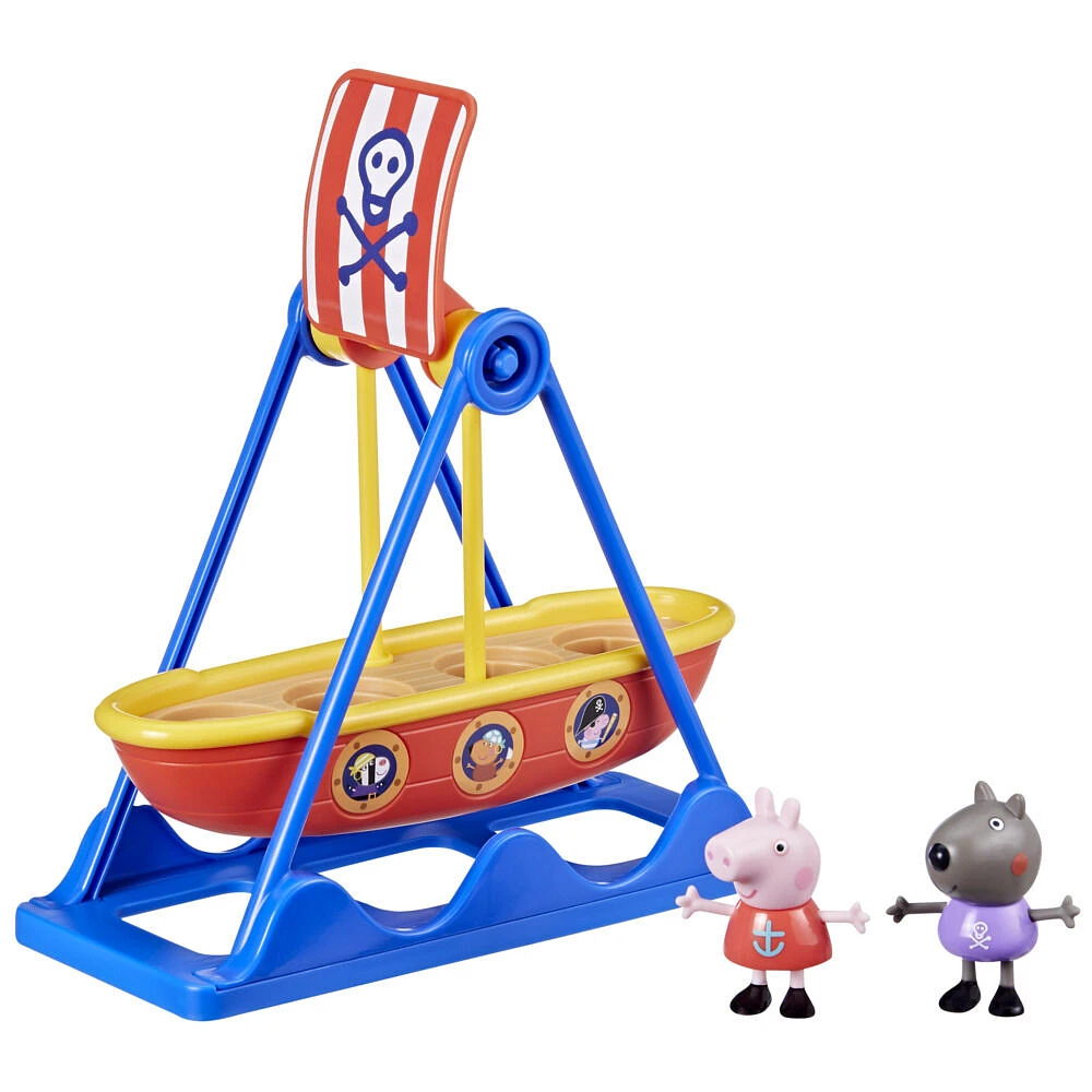 Peppa Pig Toys Peppa's Pirate Ride Playset with 2 Peppa Pig Figures, Kids Toys