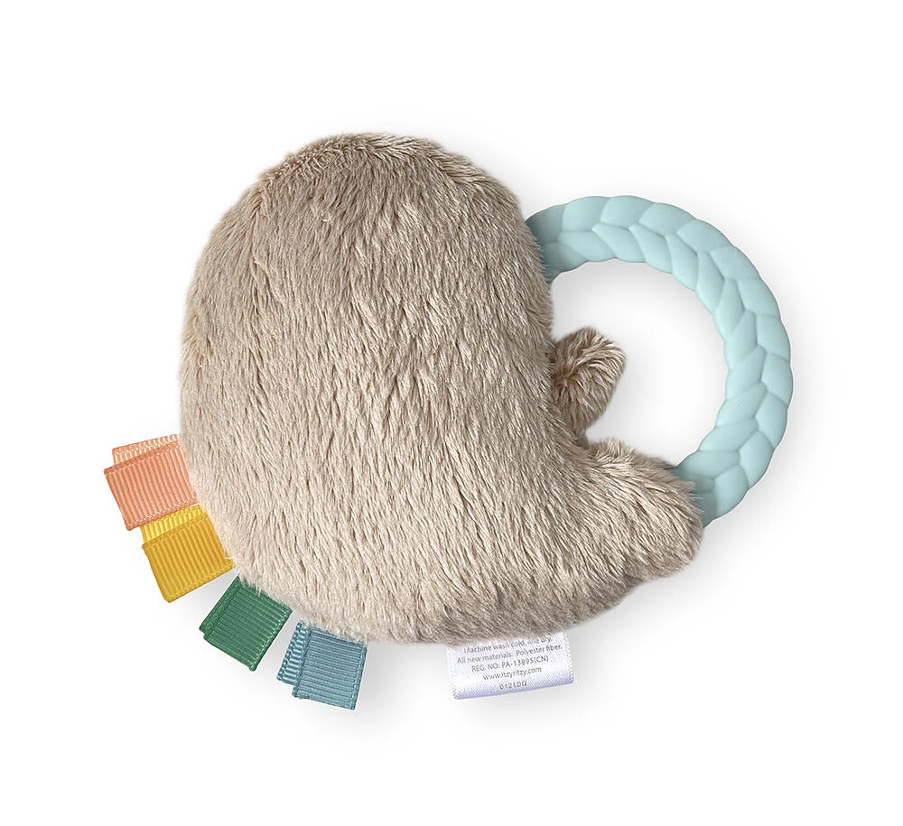 Ritzy Rattle Pal  Plush Sloth W/Teether