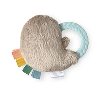 Ritzy Rattle Pal  Plush Sloth W/Teether