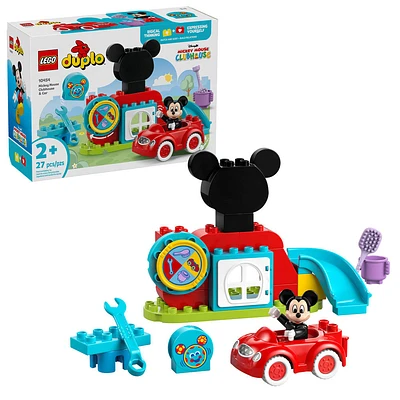 LEGO DUPLO Disney Mickey Mouse Clubhouse & Car Building Kit - Toddler Toy for Ages 2-4 - 10454