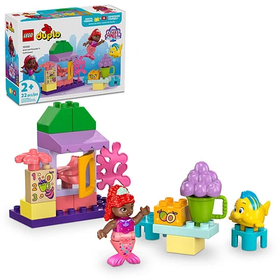 LEGO DUPLO Disney Ariel and Flounder's Café Stand, The Little Mermaid Toys, Kids Learning Toy, 10420