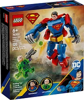 LEGO DC Le robot de Superman contre Lex Luthor , Ensemble de jeu de figurines de superhéros 76302