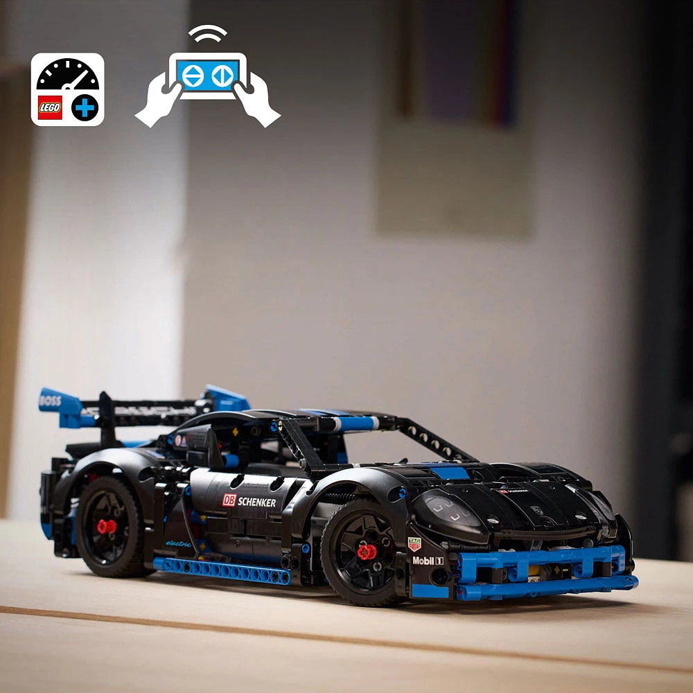 LEGO Technic Porsche GT4 e-Performance Race Car Toy, Remote Control Car Playset, Porsche Gift for Kids, 42176