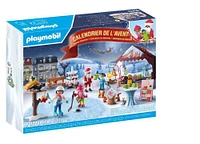 Playmobil - Calendrier de l'Avent: Visite au marche de Noel