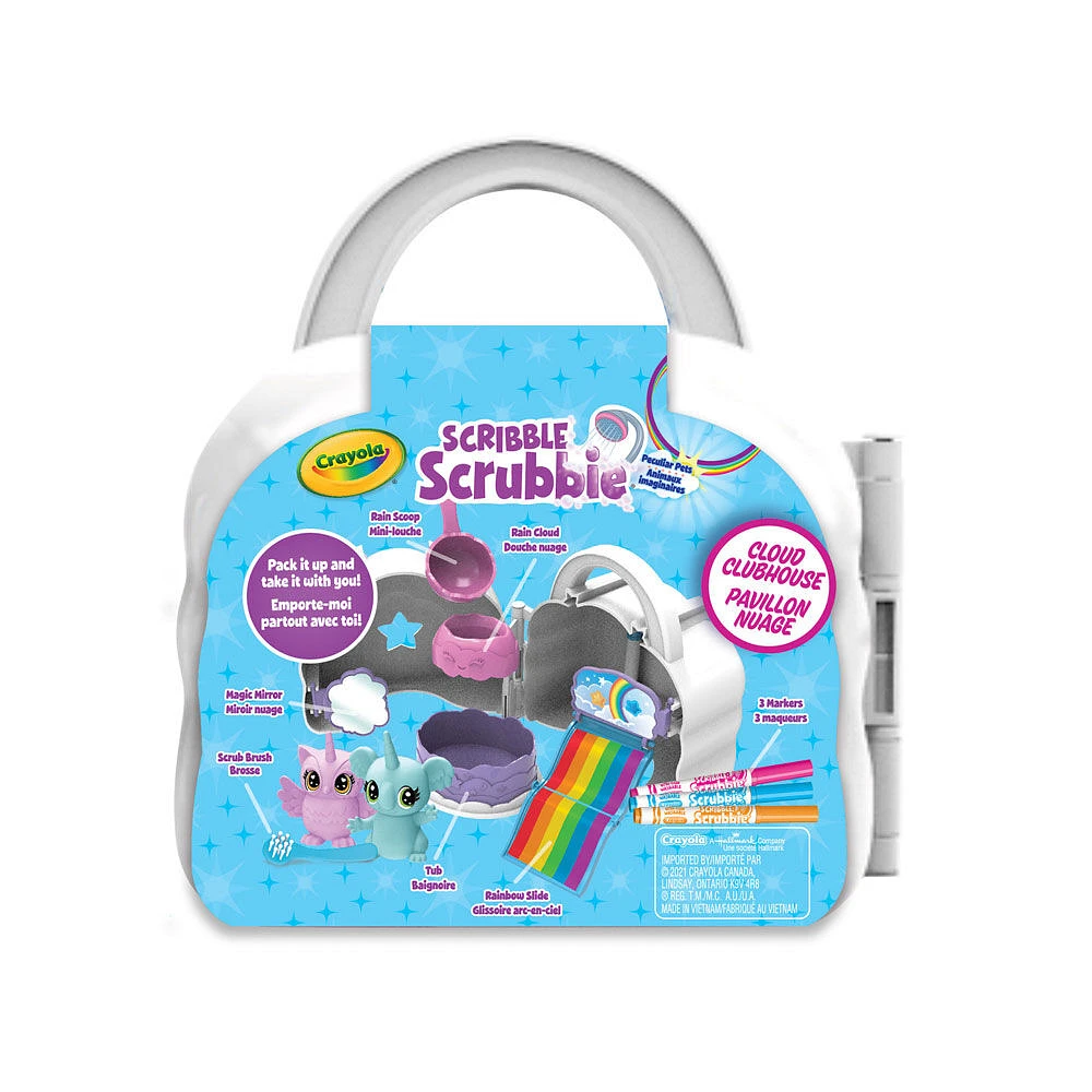 Crayola Scribble Scrubbie Peculiar Pets, Cloud Clubhouse Play Set