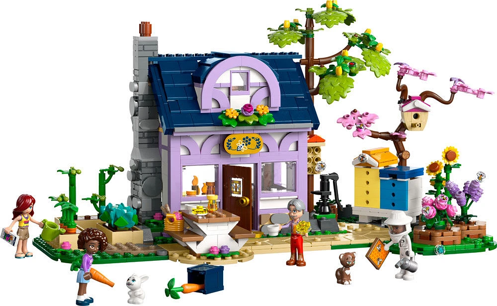 LEGO Friends La maison des apiculteurs et le jardin fleuri, Ensemble de construction, Cadeau pour enfants et adolescents 42669