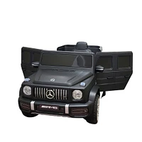 KidsVip 12V Enfants et Tout-Petits Mercedes G63 Edition Voiture Eléctrique avec Commande à Distance - Noir Mat - Édition anglaise