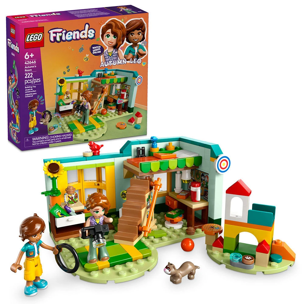 LEGO Friends La chambre d'Autumn, Ensemble de construction de jeu de simulation pour un plaisir créatif 42646