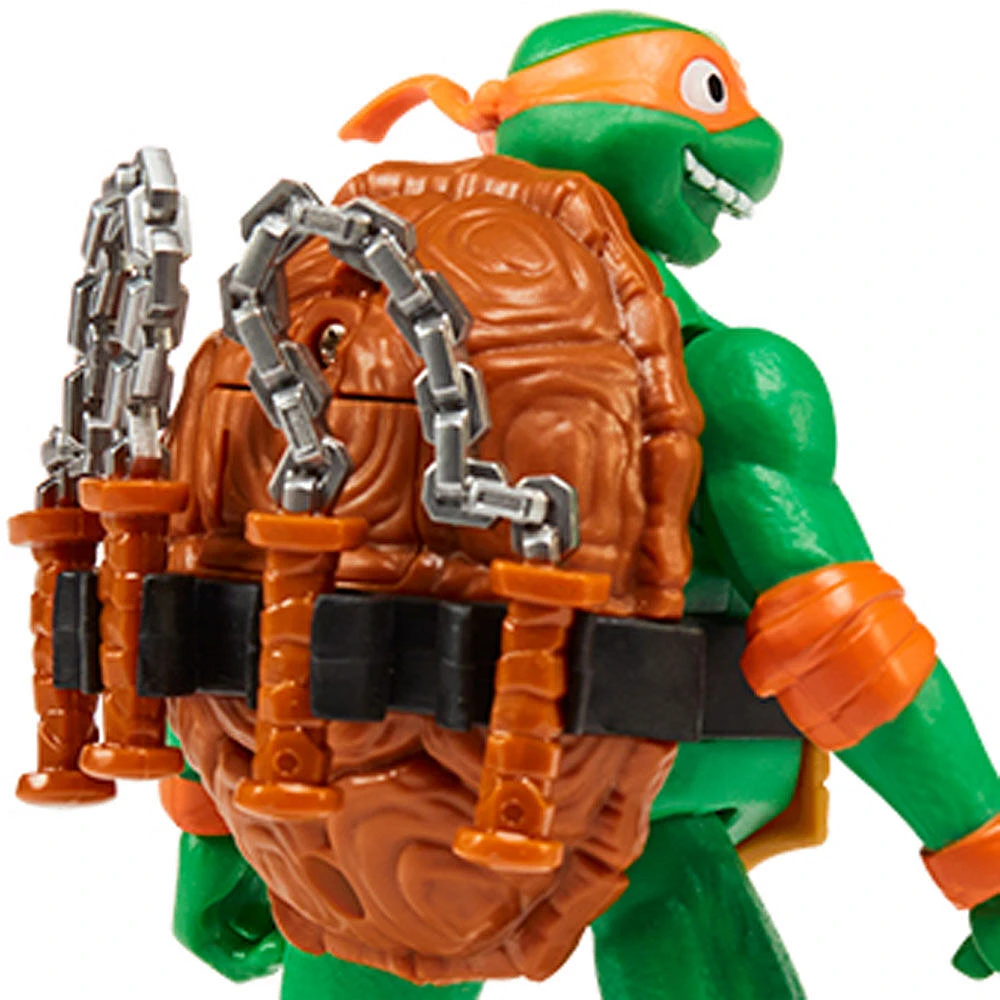 Les Tortues Ninja Mutantes: Mutant Mayhem Figurine Michelangelo Deluxe Ninja Shouts