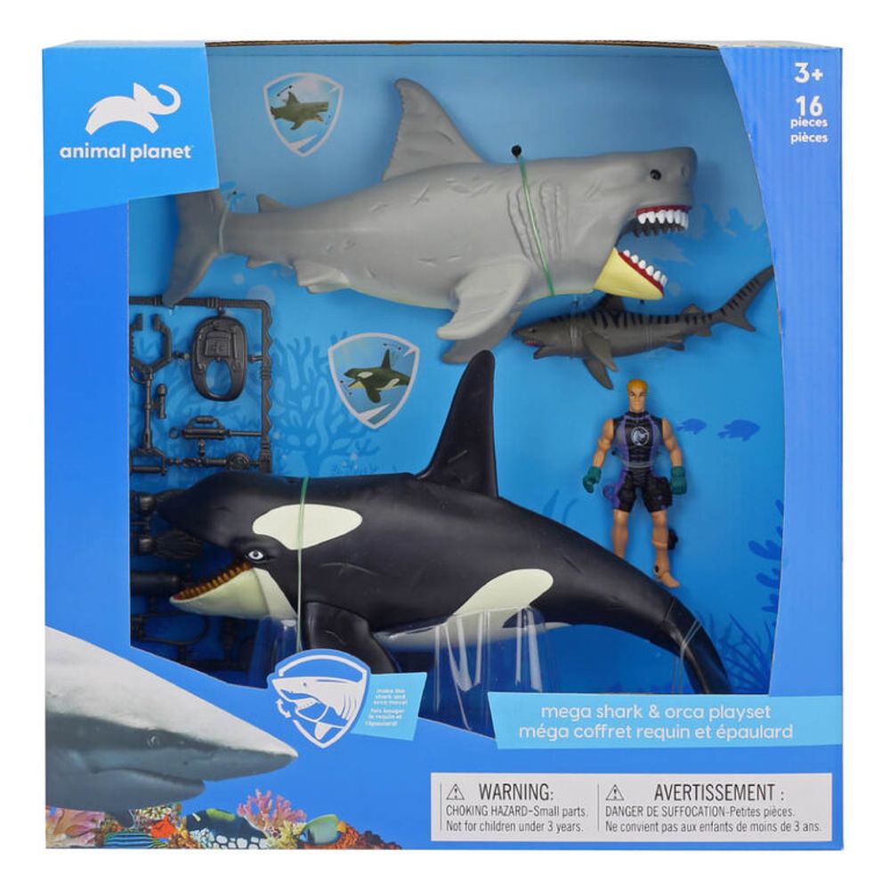 Animal Planet Mega Shark and Orca Playset | Metropolis at Metrotown