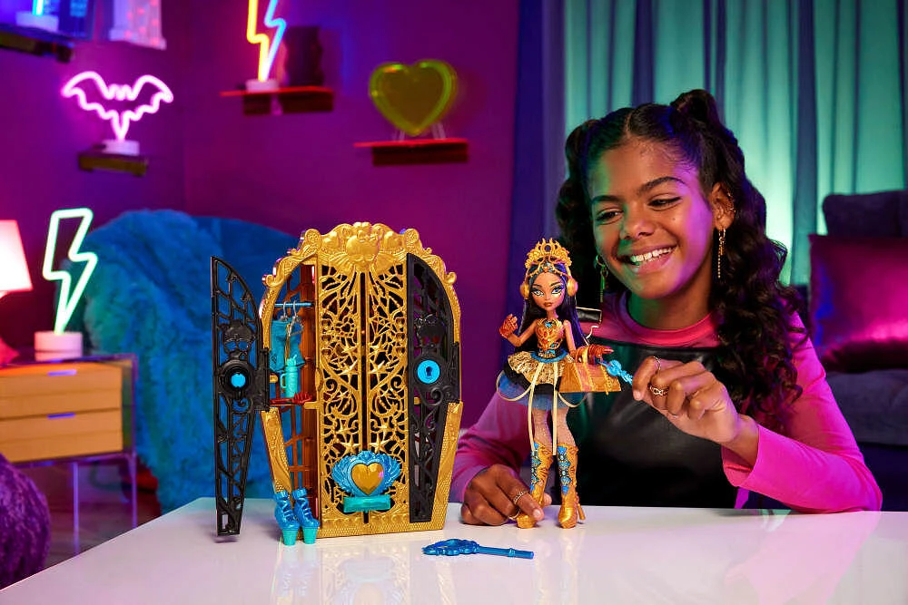 Monster High-Monstrueux Secrets Cleo de Nile-Coffret