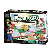 EPOCH Games Super Mario Route 'n Go, Tabletop Skill and Action Game with Collectible Super Mario Action Figures