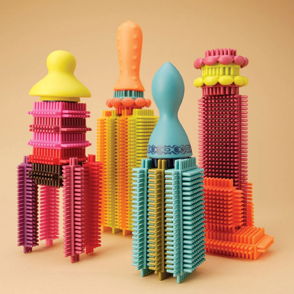 Bristle Block Stackadoos, B. Toys Ensemble de blocs de construction