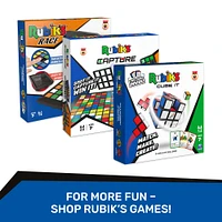 Rubik's Coach Cube, Learn to Solve 3x3 Cube with Stickers, Guide, and Videos | Stress Relief Fidget Toy | Adult Toy Fidget Cube