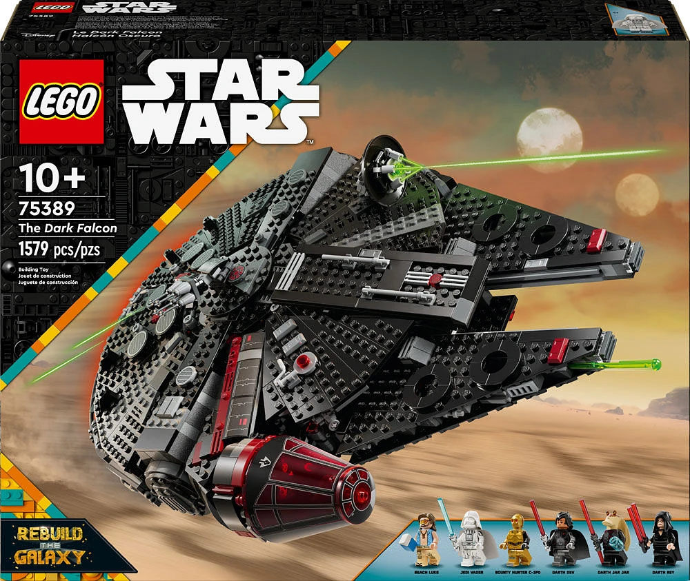 LEGO Star Wars Le Dark Falcon Jouet de véhicule à construire 75389