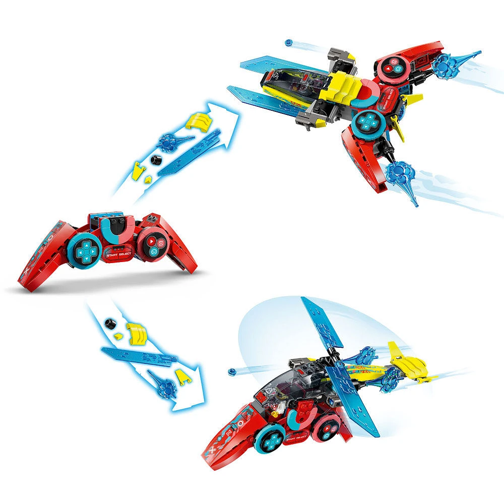 LEGO DREAMZzz Cooper's Gaming Controller Jet Toy - Building Toy Set - with 2 Build Options - 71489