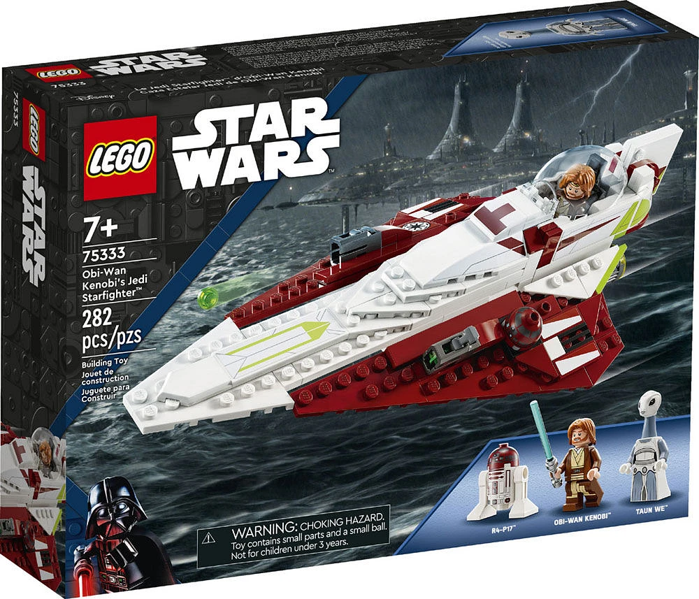 LEGO Star Wars Obi-Wan Kenobi's Jedi Starfighter 75333 Building Kit (282 Pieces)