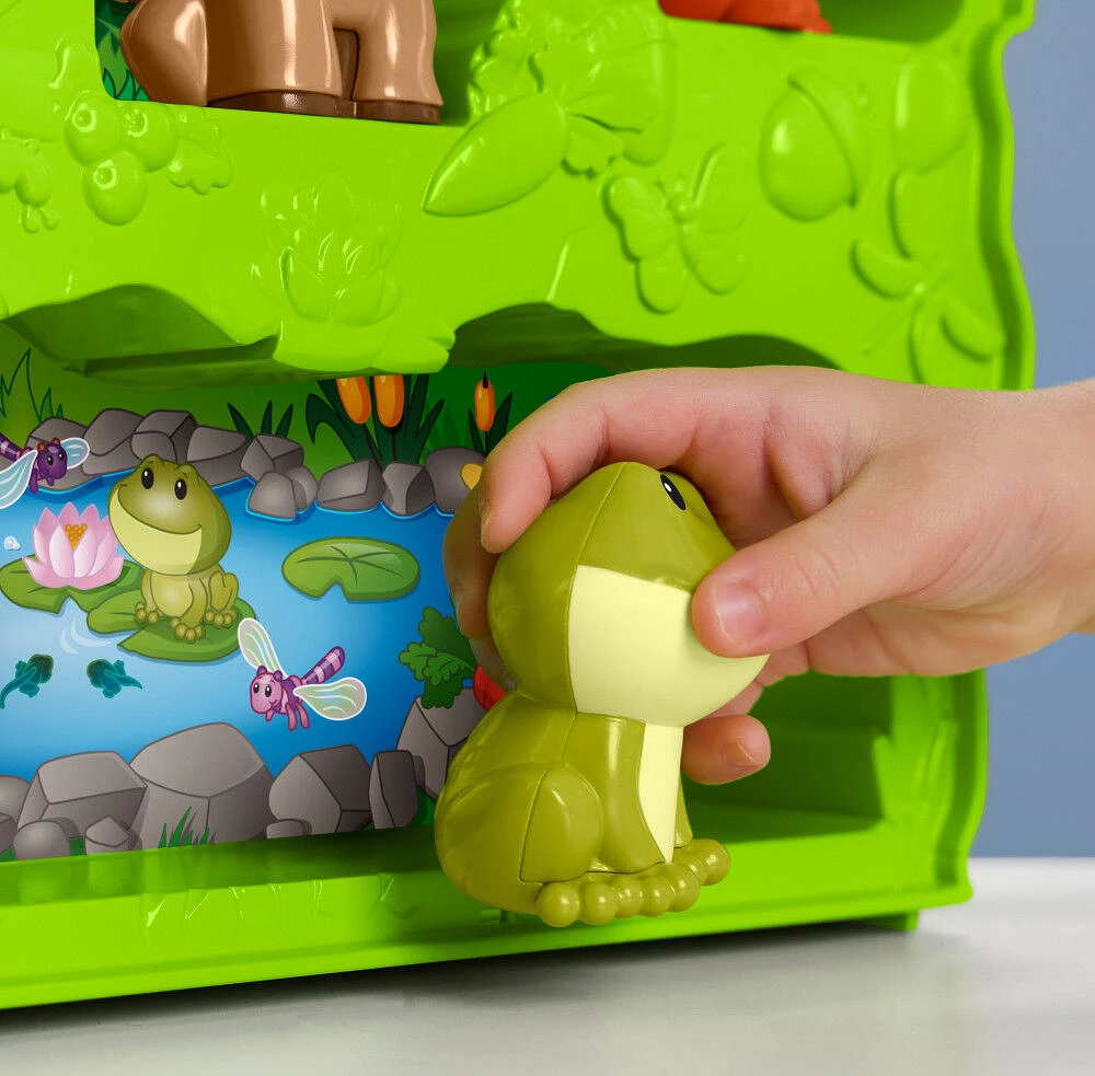 Fisher-Price Little People Mallette Les Amis de la Forêt, 9éléments