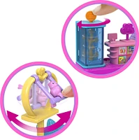 Barbie Mini BarbieLand Collectible Pet Boutique Playset with 1.5-inch Barbie Doll, Interactive Play Areas for Storytelling Fun