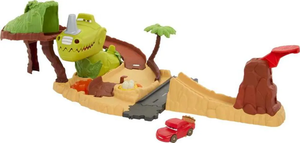 Hot Wheels City T-Rex Chomp Down Racetrack