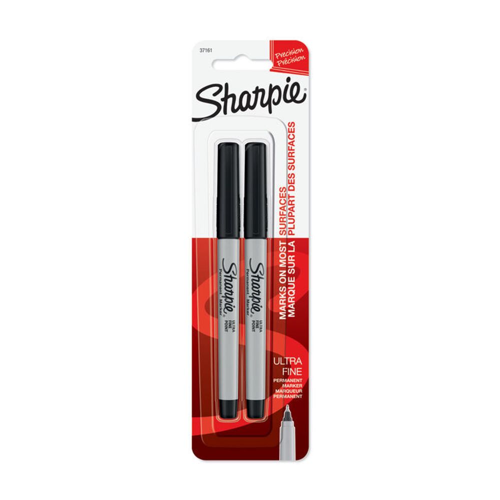 Newell Brands Sharpie Ultra Fine Black 2 Pack