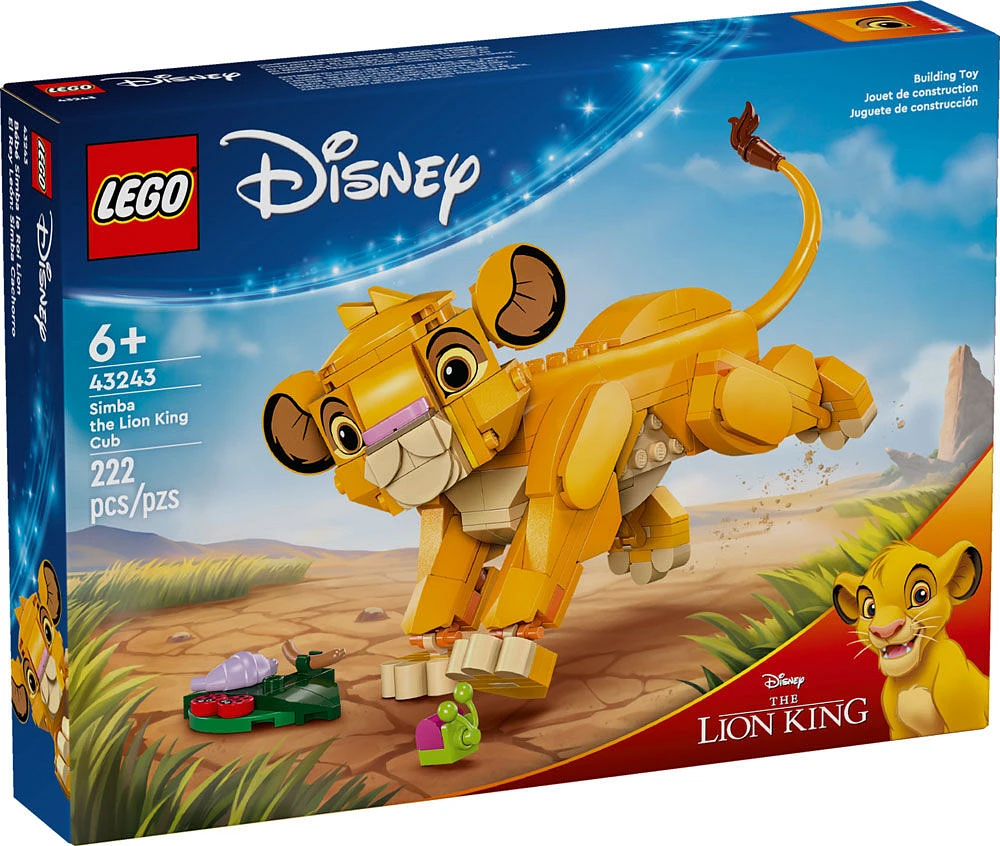 LEGO Disney Simba the Lion King Cub Disney Toy Buildable Gift Idea 43243