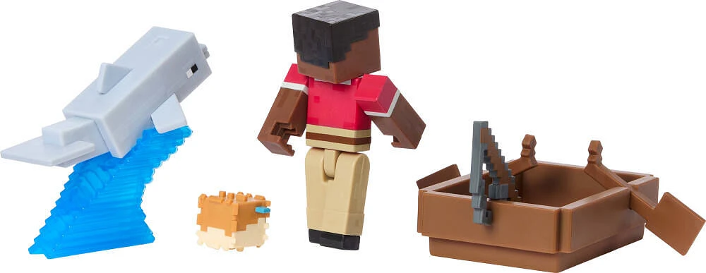 Minecraft Figurine Sailor Zuri et accessoires 2-Pack, 3.25-inch Scale Collectible Sets