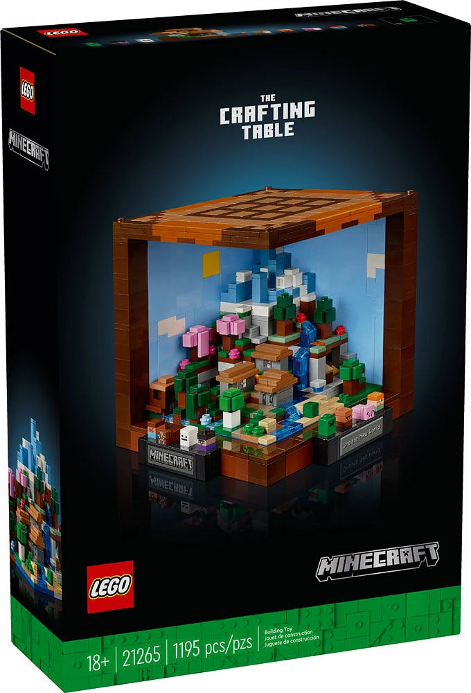 LEGO Minecraft The Crafting Table Creative Gift Idea for Adults 21265