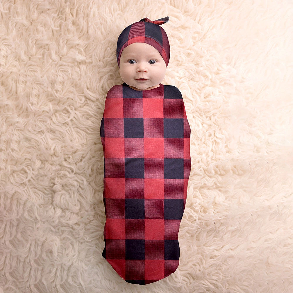 Itzy Ritzy - Cutie Cocoon/Buffalo Plaid/Rouge/OS