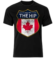 Tragically Hip-Distressed- Black T-Shirt