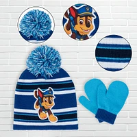 Paw Patrol Hat And Glove Set Blue