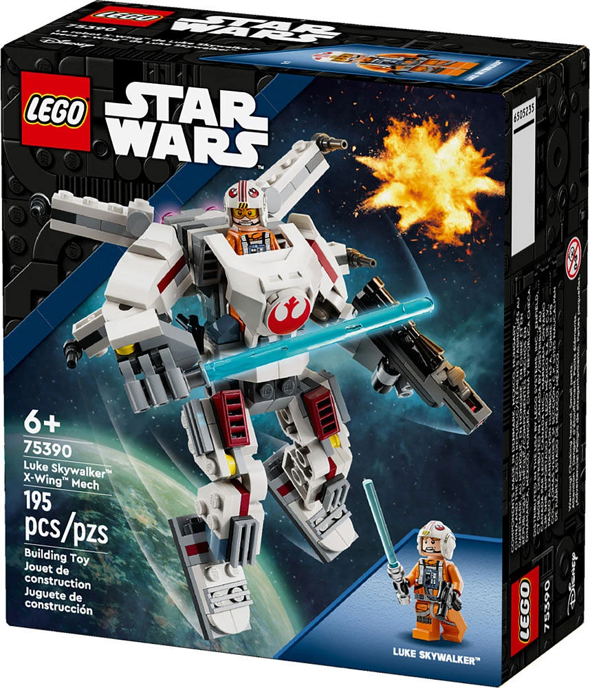 LEGO Star Wars Luke Skywalker X-Wing Mech Buildable Action Figure 75390