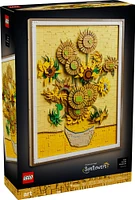 LEGO Art Vincent van Gogh - Sunflowers Building Set for Adults - Creative Activity for Art Lovers - 31215