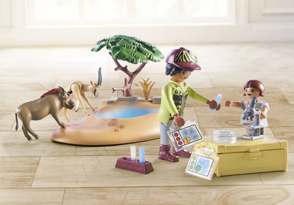 Playmobil - Wiltopia - Explorateurs avec animaux de la savane