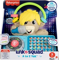 Fisher-Price Link Squad A to Z Yak Baby Learning Toy with Music & Lights - English Edition