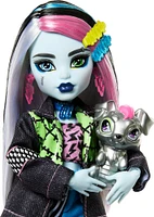 MonsterHigh-Poupée Frankie Stein-Poupée avec animal et accessoires