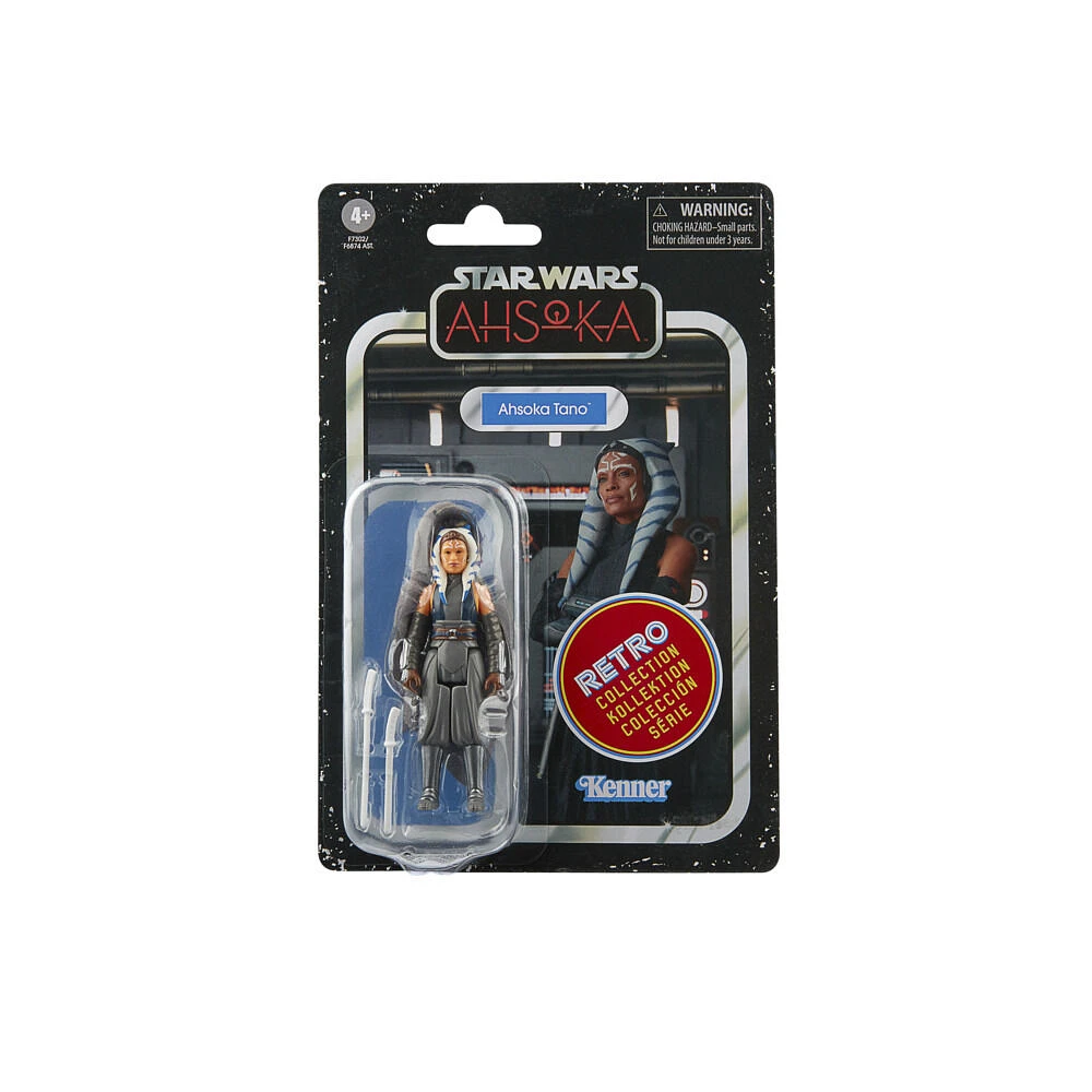 Star Wars Retro Collection, figurine de collection Ahsoka Tano de 9,5 cm, Star Wars : Ahsoka