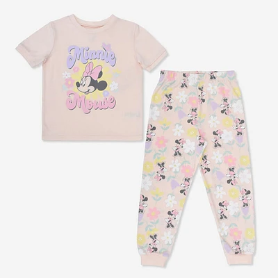 Minnie Mouse 2 Piece PJ Set Pink