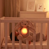 Cloud b Love Light Buddies Billy Bunny Multisensory Plush W/Light and Soothing Sounds