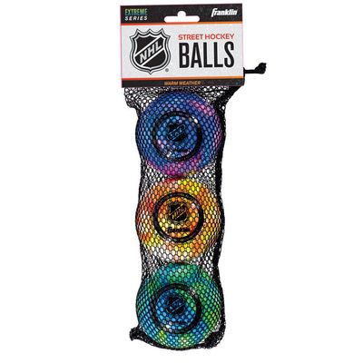 Franklin Sports NHL HI Density Street Hockey Ball - 3 Pack