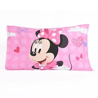 Ensemble de 3 pièces de literie Minnie Mouse de Disney pour lit de tout-petit avec couette réversible, drap-housse et taie d'oreiller par Nemcor