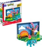 MEGA Pokémon Park Scene Building Toy Kits with 1 Action Figure (220 Pieces) for Kids