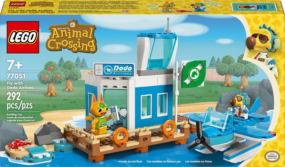 LEGO Animal Crossing Fly with Dodo Airlines Airport Building Set, Video Game Toy, 77051