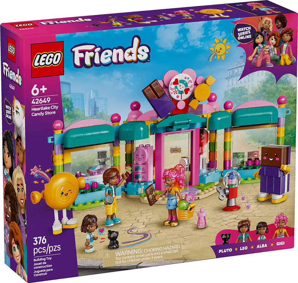 LEGO Friends La confiserie de Heartlake City Ensemble de jeu de simulation, Jouet de magasin 42649