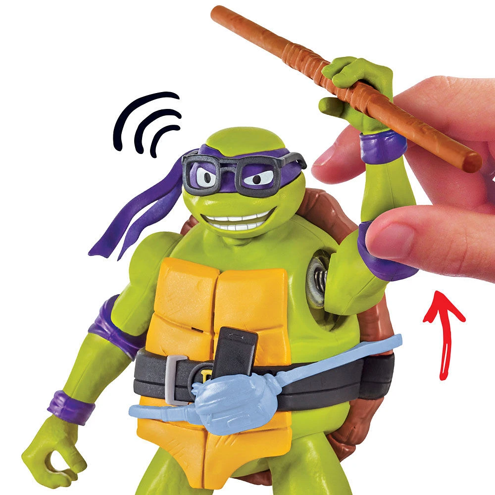 Teenage Mutant Ninja Turtles: Mutant Mayhem Donatello Deluxe Ninja Shouts Figure